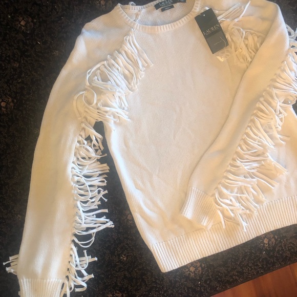Ralph Lauren cream sweater ( New w Tags) - Picture 3 of 7